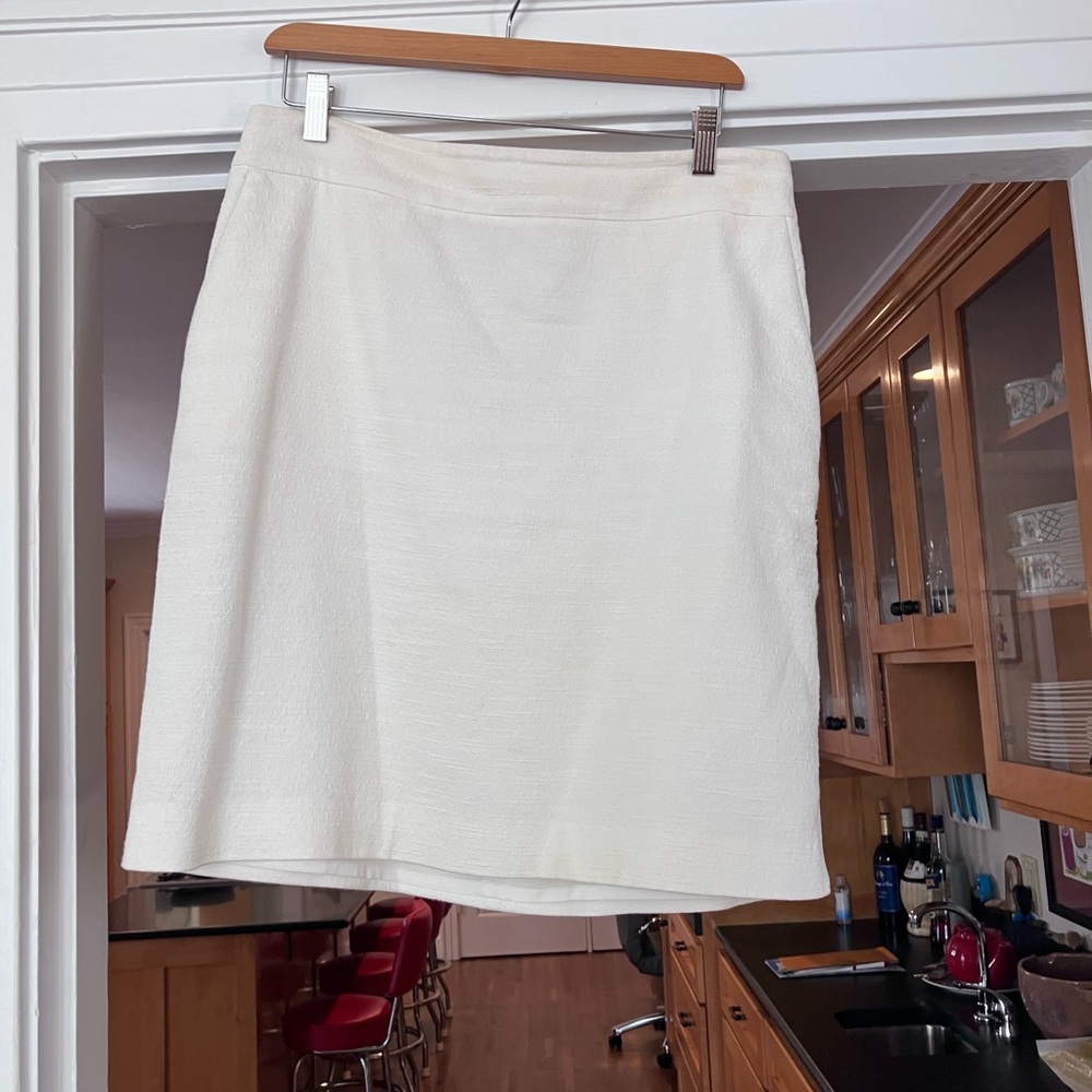 HUGO Cream Pencil Skirt